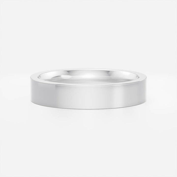 Solid Gold Simple Plain Wedding Band