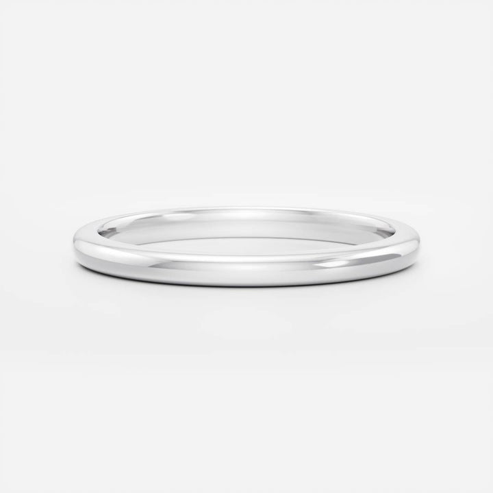 Solid Gold Classic Simple Wedding Band