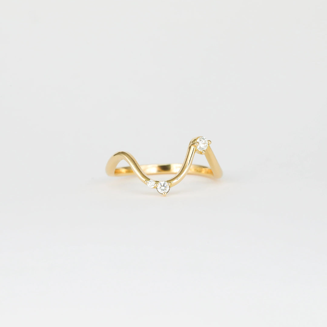 Pear Diamond Ring With Band