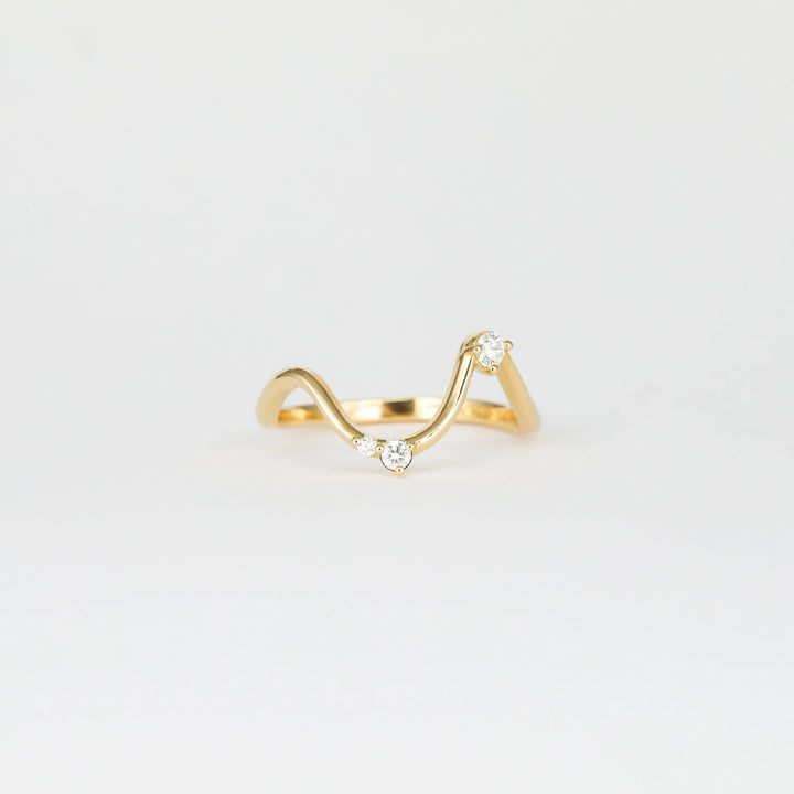Pear Diamond Ring With Band