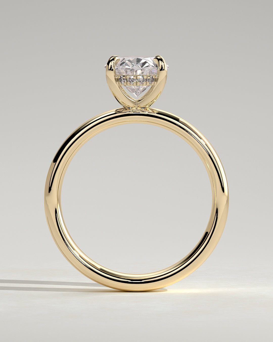 2.5ct oval engagement ring