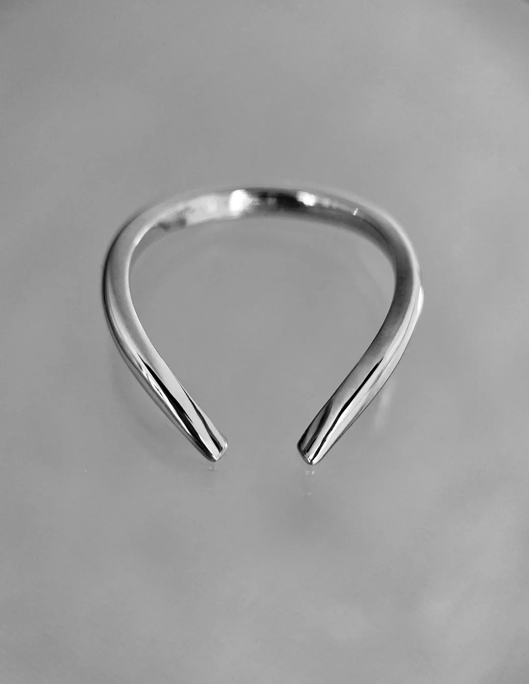 Handmade oval diamond ring