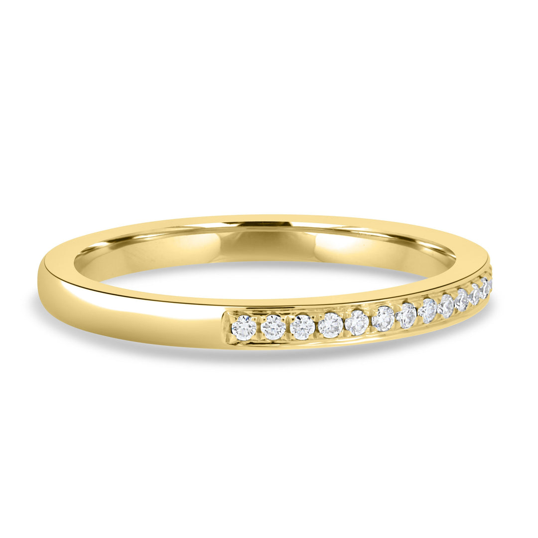 bead set wedding band