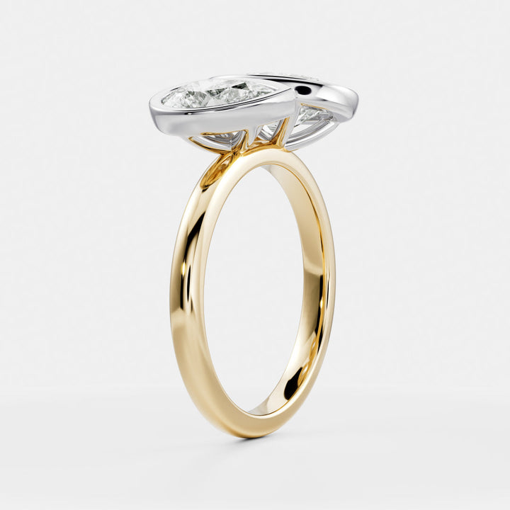 Oval Pear Refined Light Ring