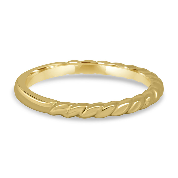 braided wedding ring
