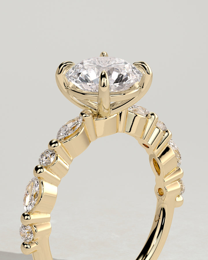brilliant cut diamond ring