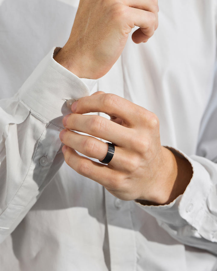carbon inlay ring
