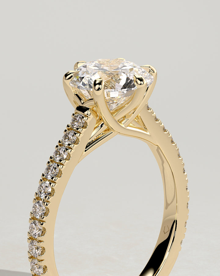 1.5ct round engagement ring