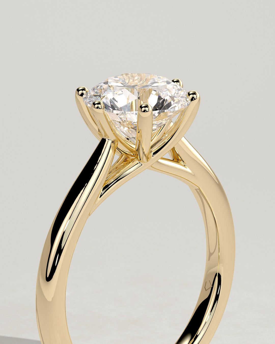 cathedral setting engagement ring
