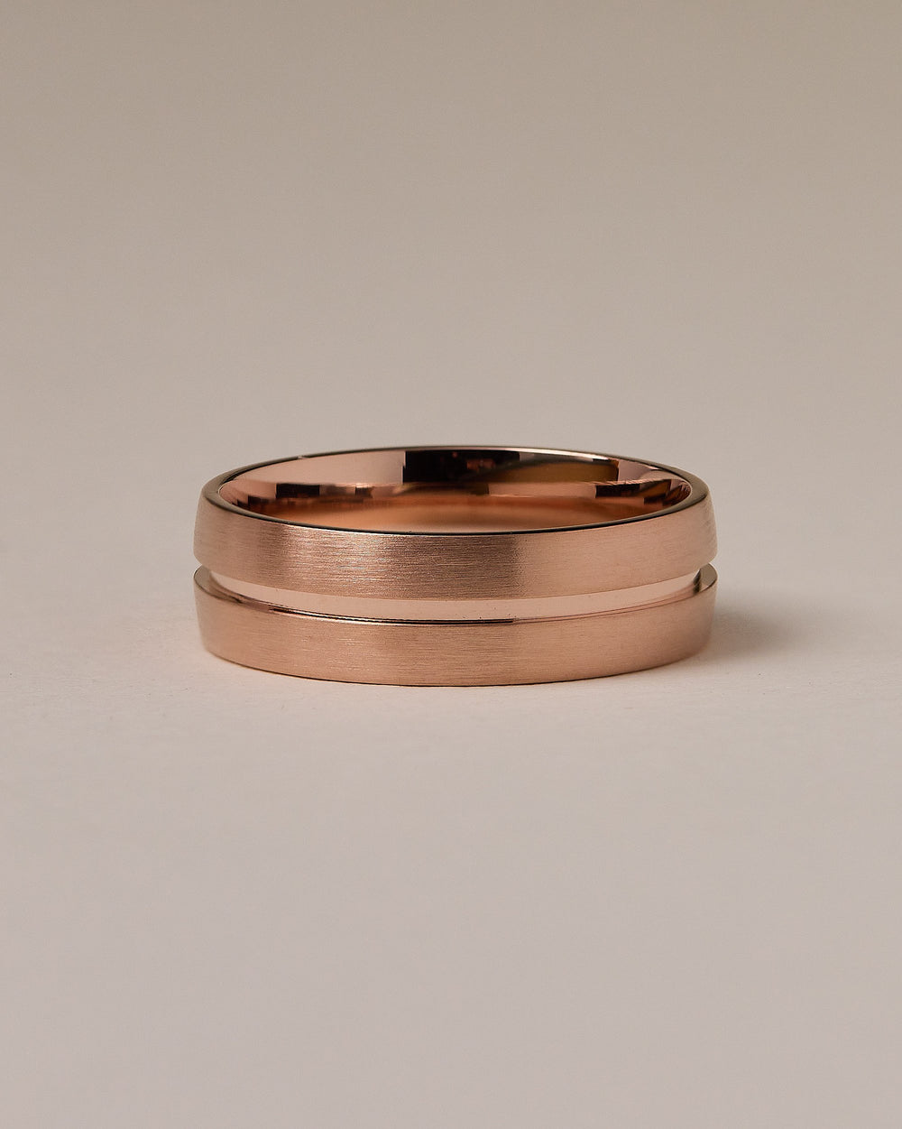 center line wedding band
