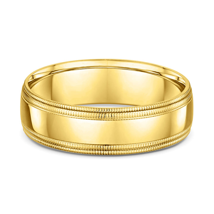 solid gold wedding band
