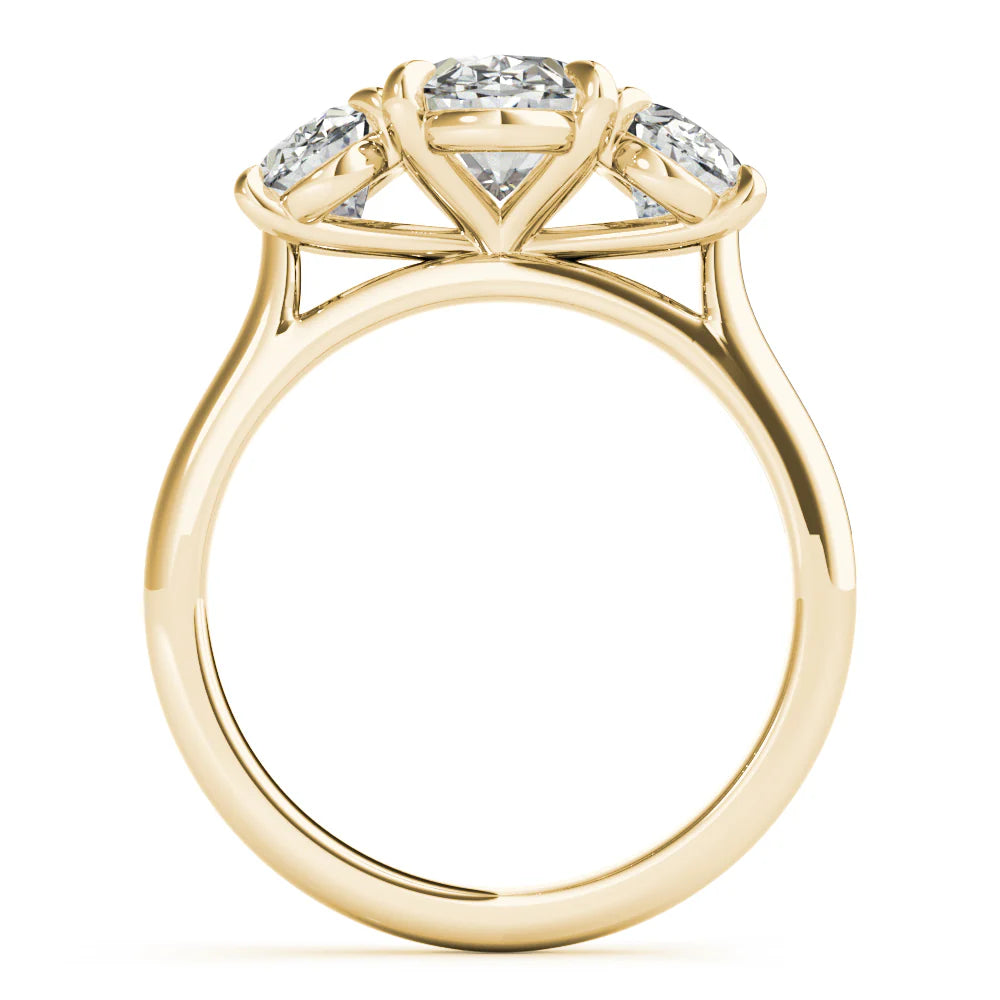classic three stone ring

