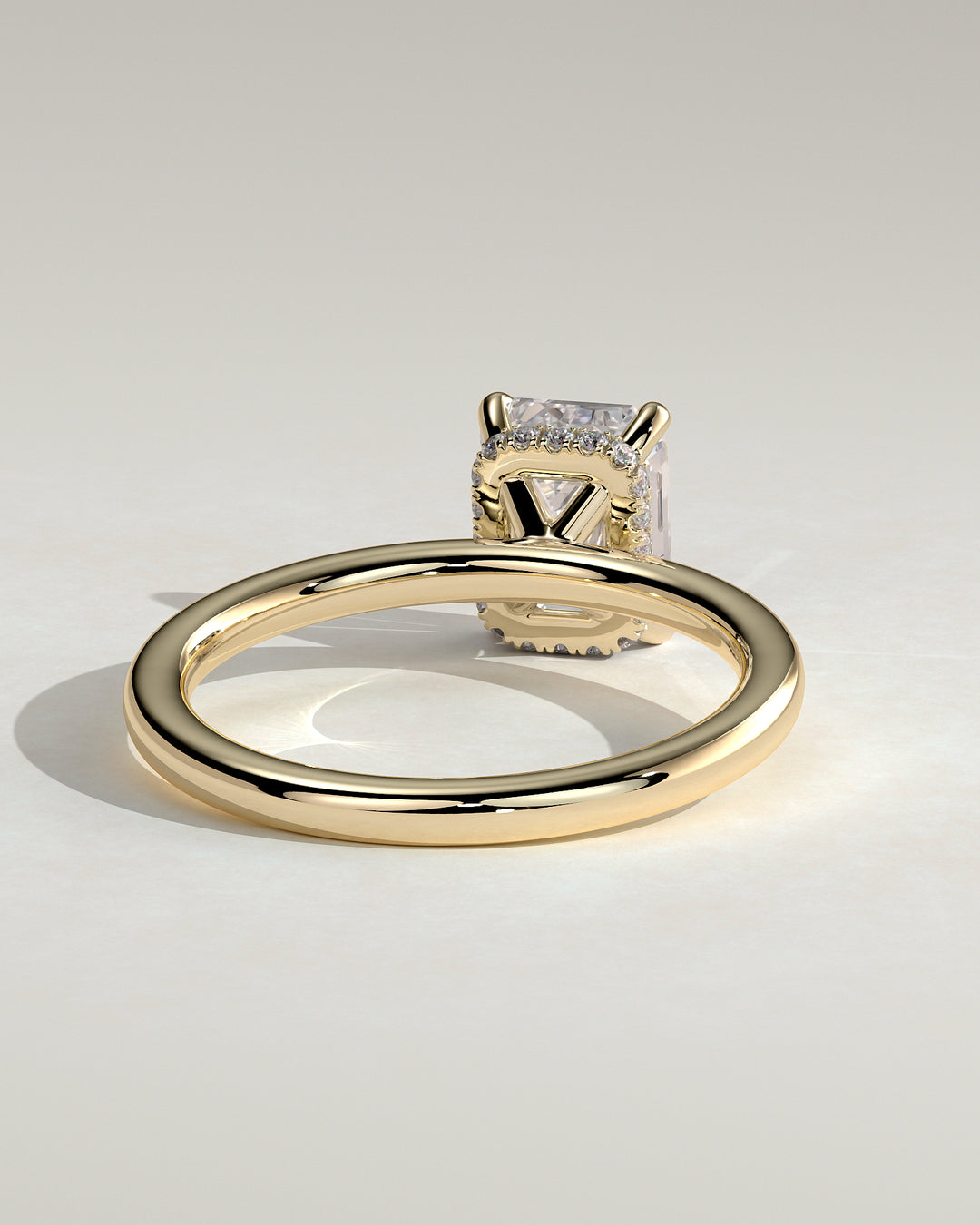 cluster diamond engagement ring