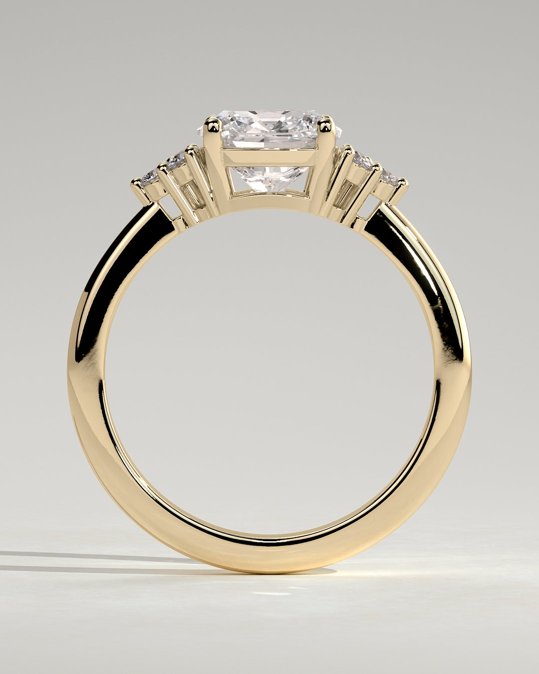 cluster diamond ring