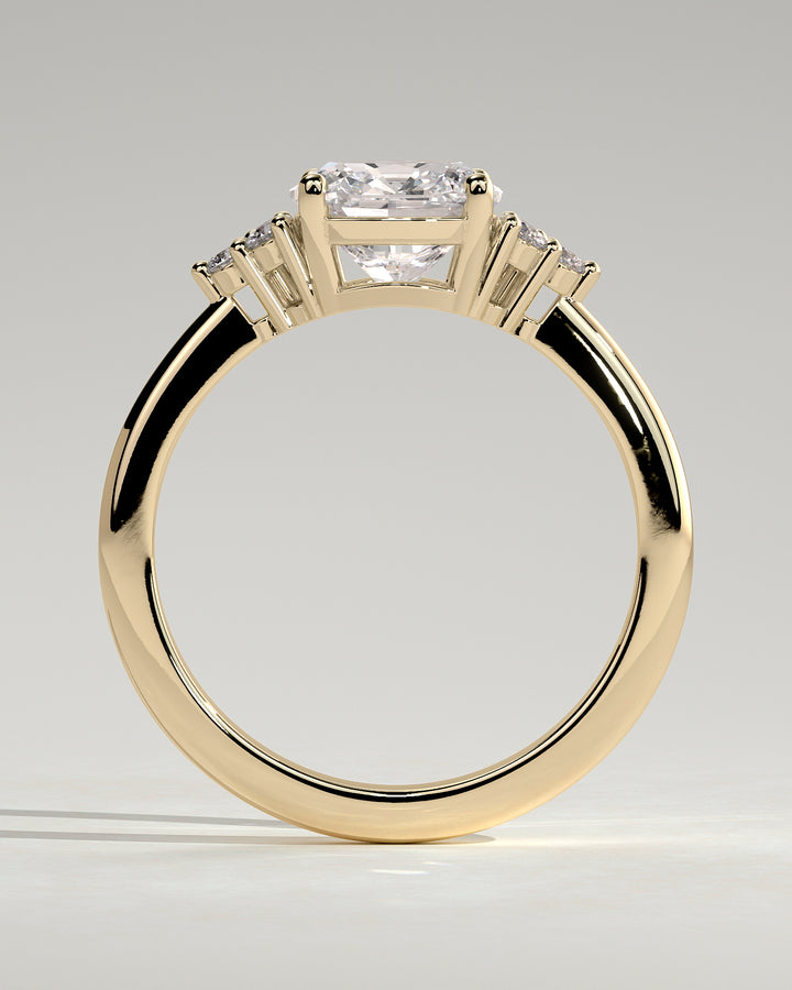 cluster diamond ring