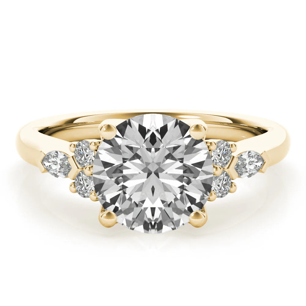 cluster diamond ring
