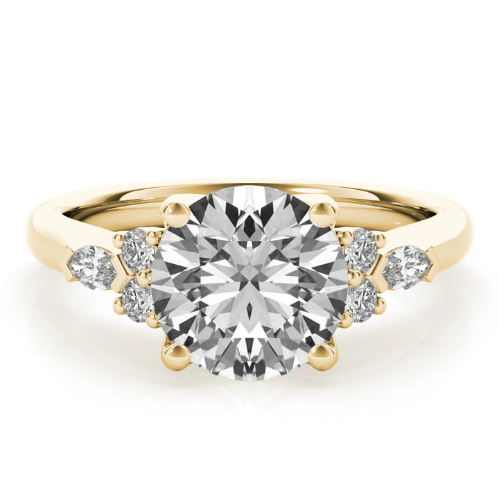 cluster diamond ring
