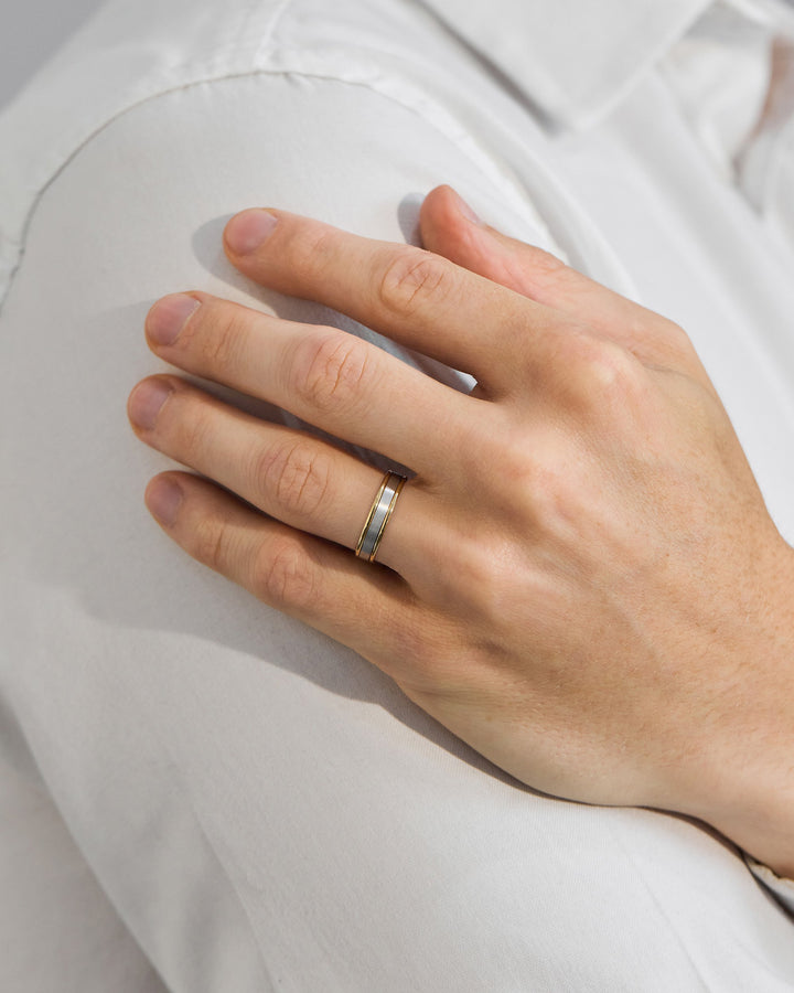 comfort fit gold band
