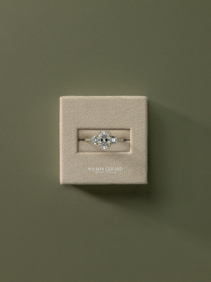 cushion diamond bridal ring

