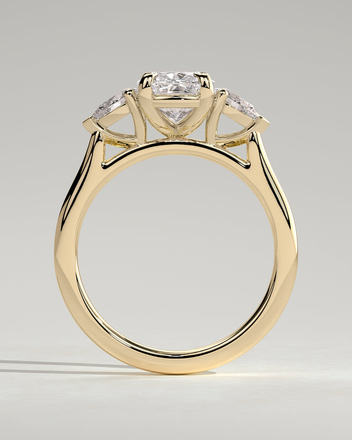 cushion diamond ring for women