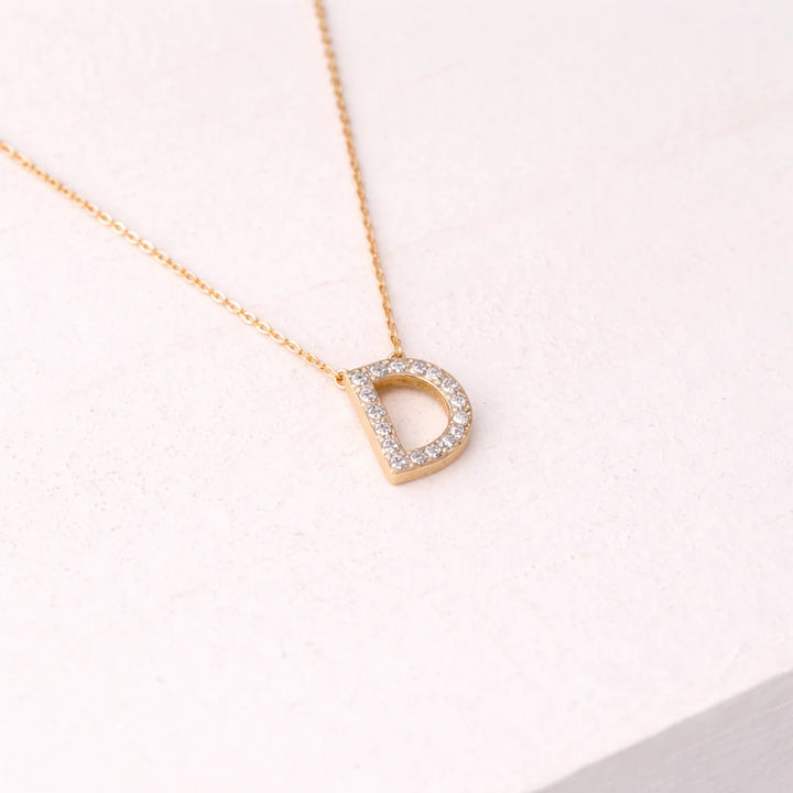 custom letter pendant
