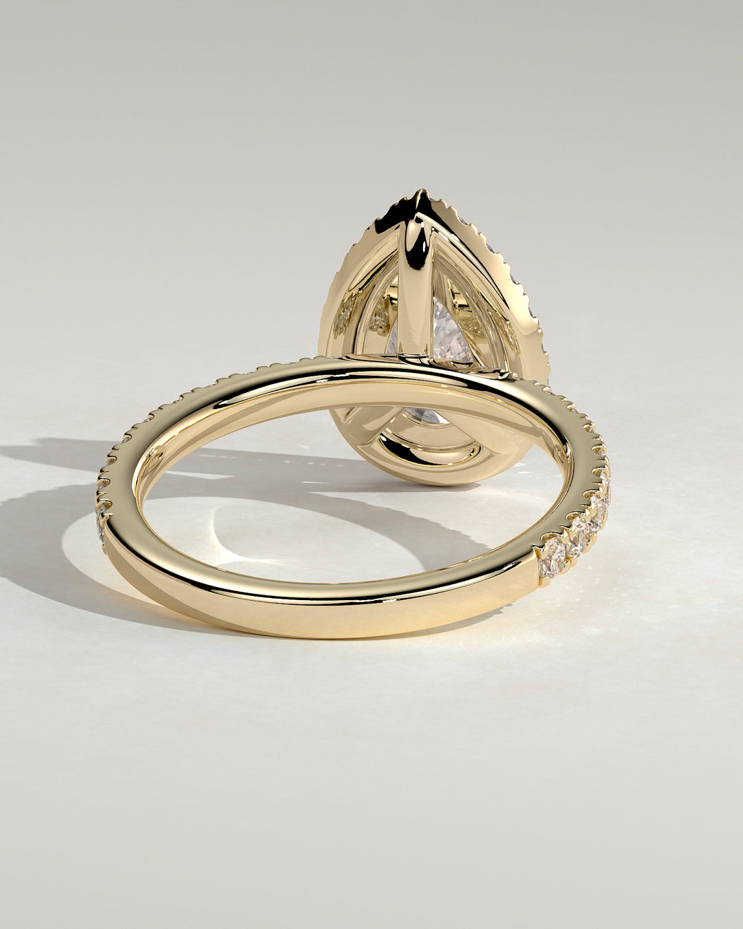 designer pear ring