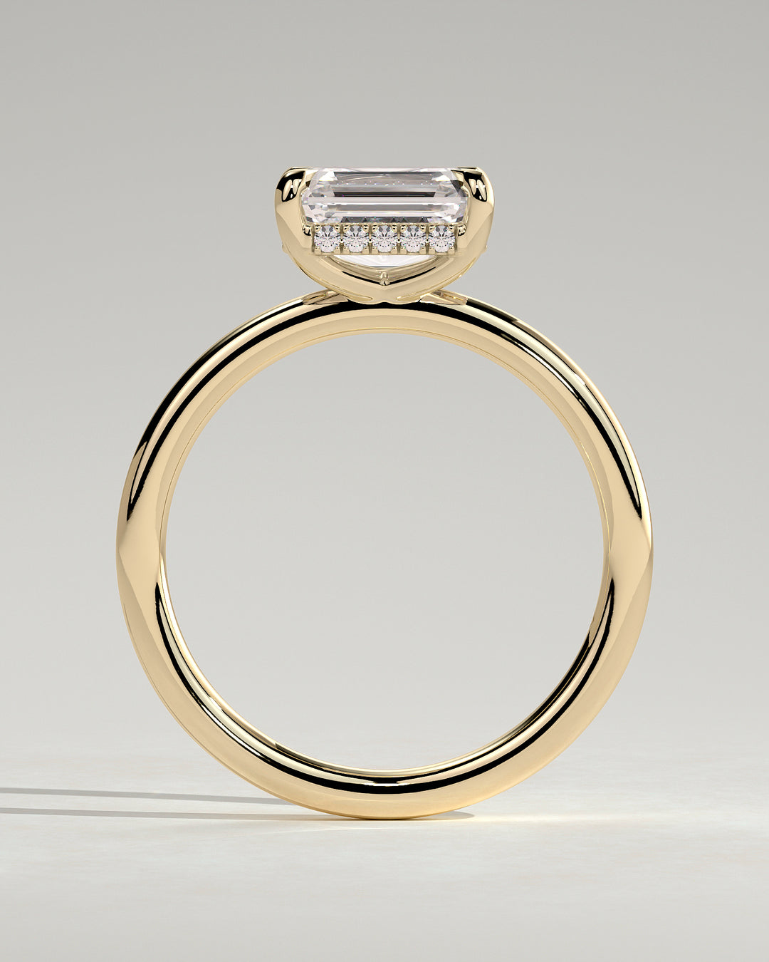 east west diamond ring