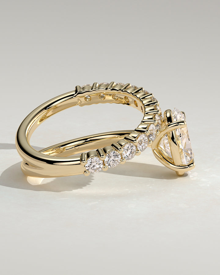 elegant oval ring
