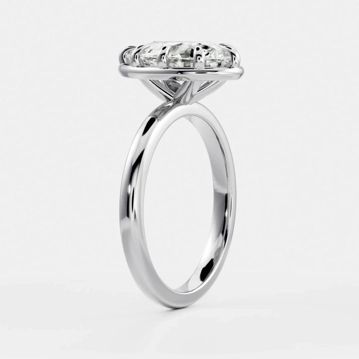 Pear Cut Bezel Ring