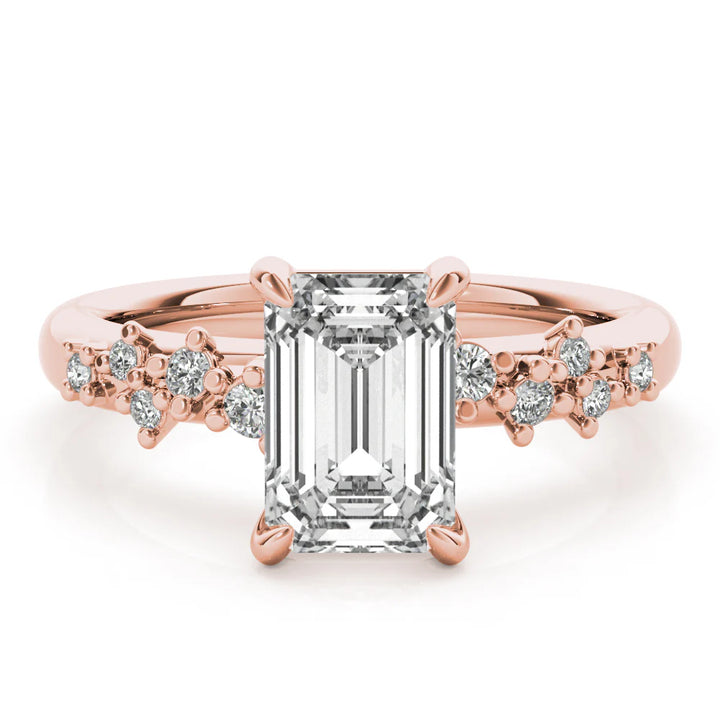emerald cluster ring
