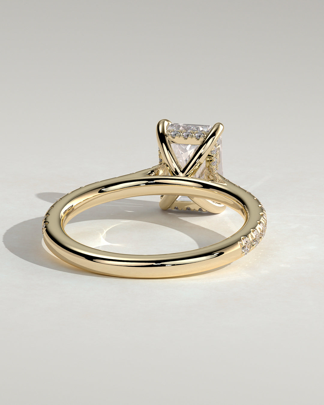 emerald halo engagement ring