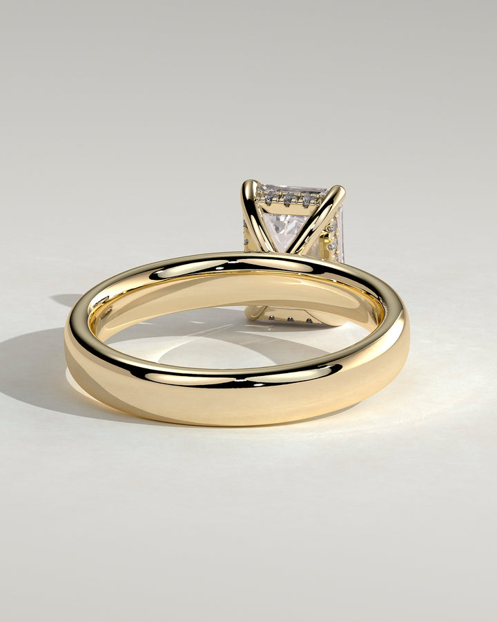 emerald cut solitaire