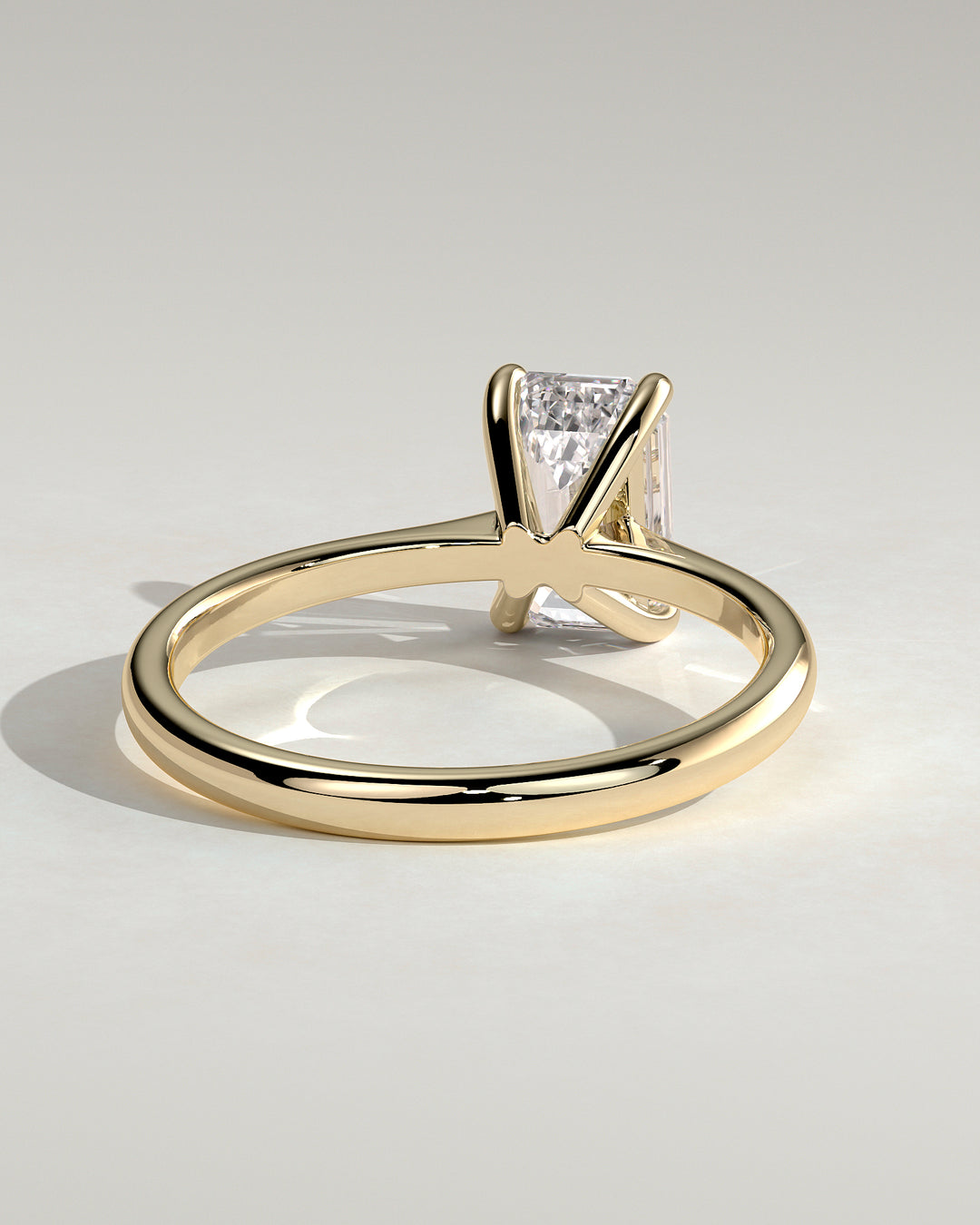 emerald solitaire ring