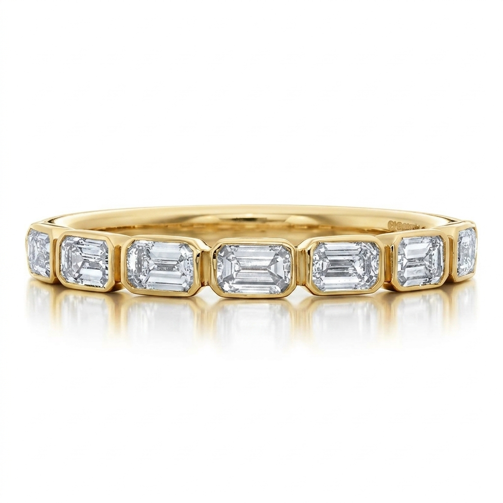 emerald trilogy bridal set

