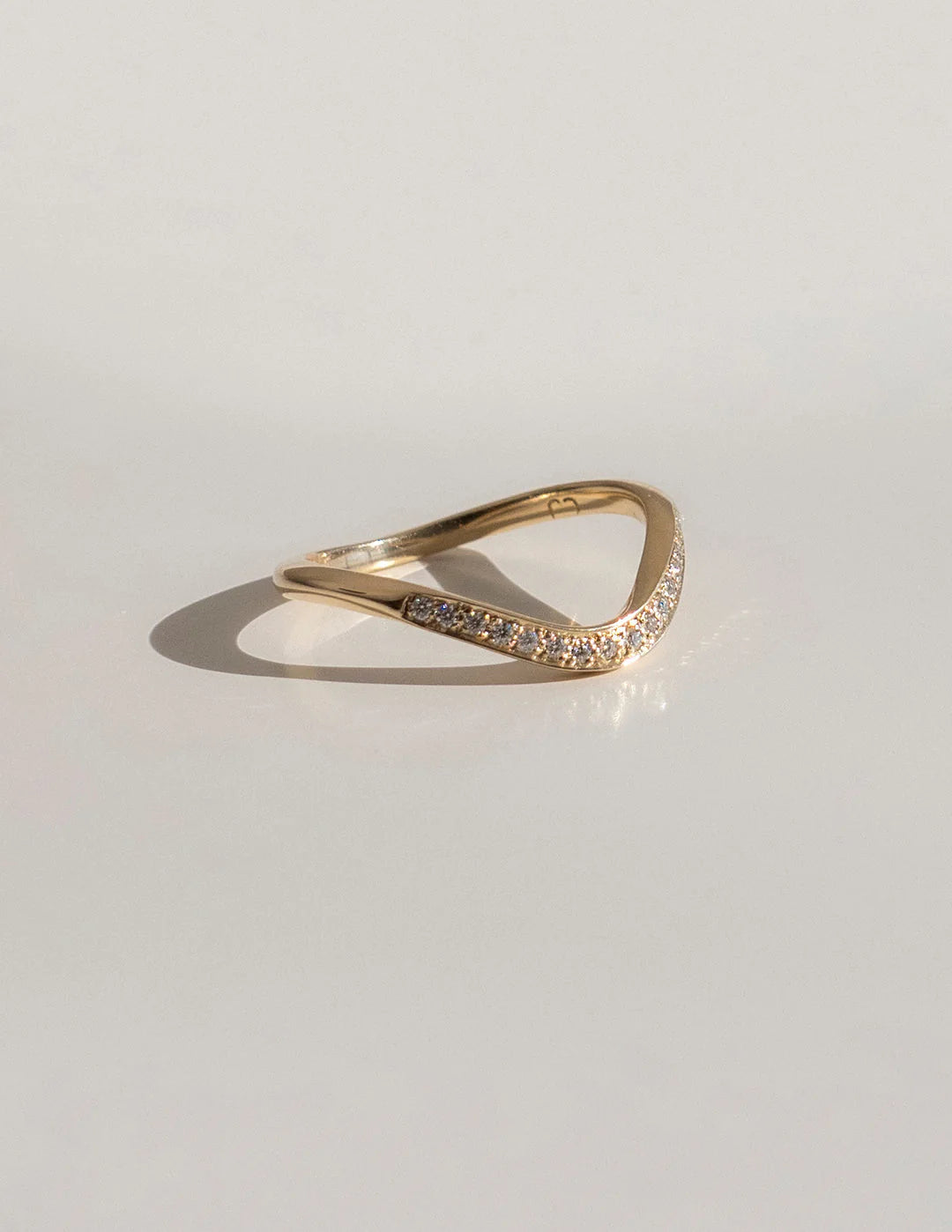 Pear diamond wedding set