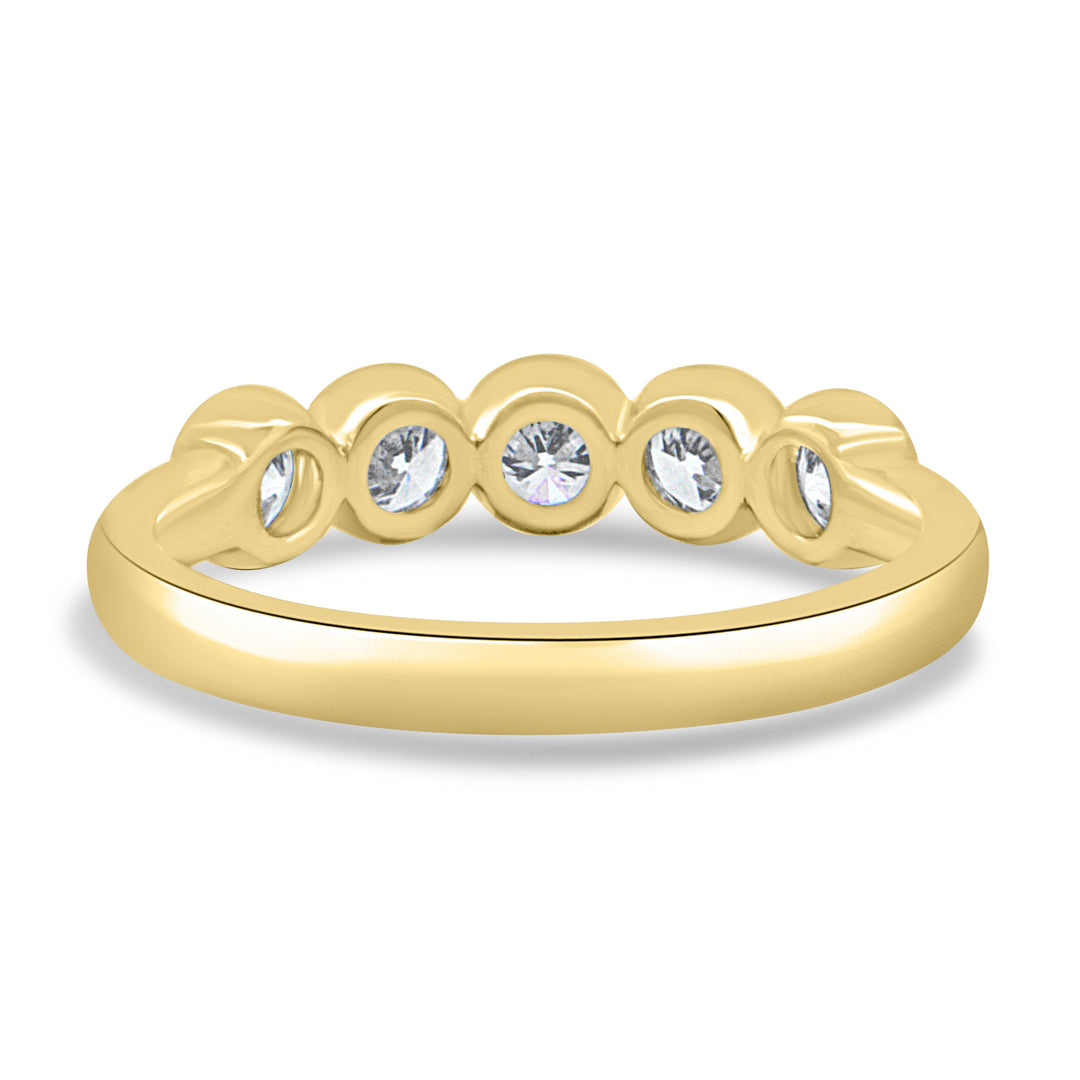 half eternity diamond ring
