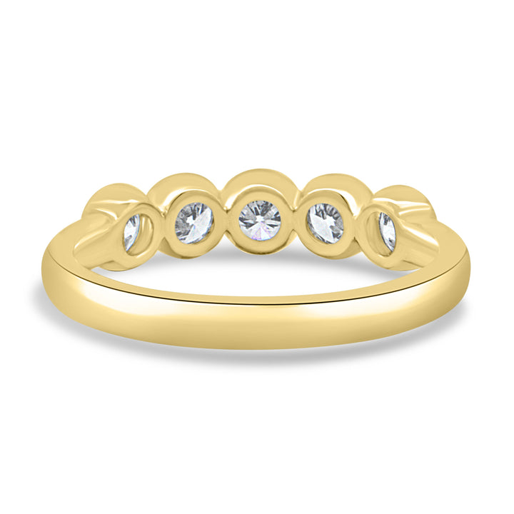 half eternity diamond ring
