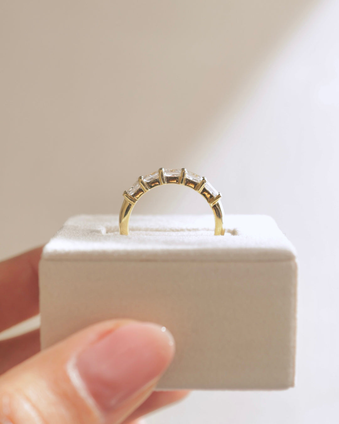 half eternity wedding ring
