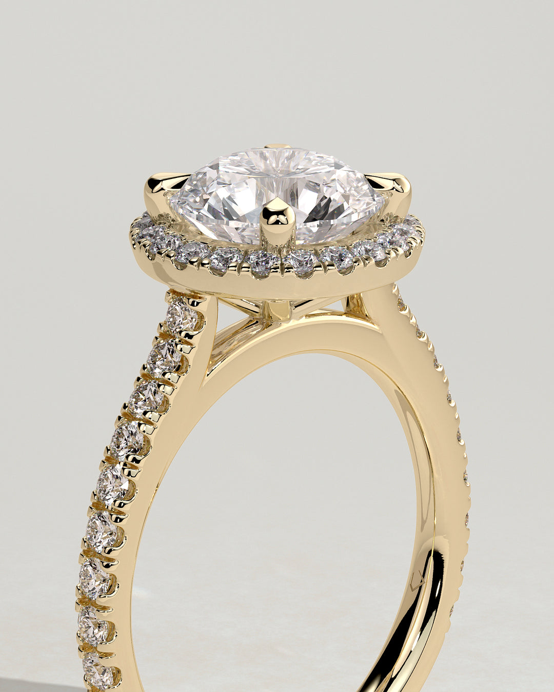 halo engagement ring