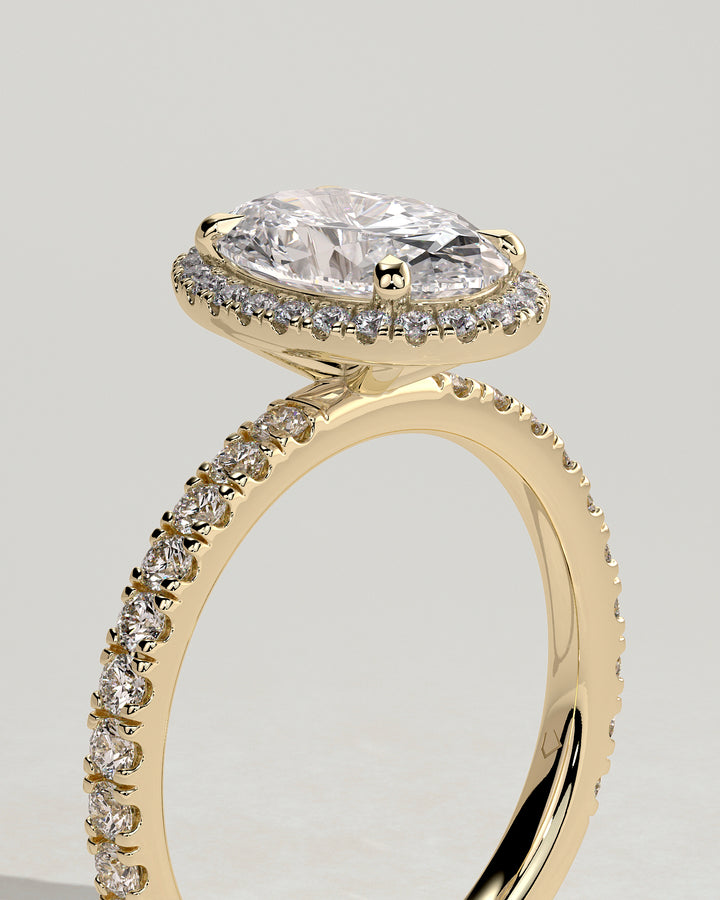 2ct oval engagement ring