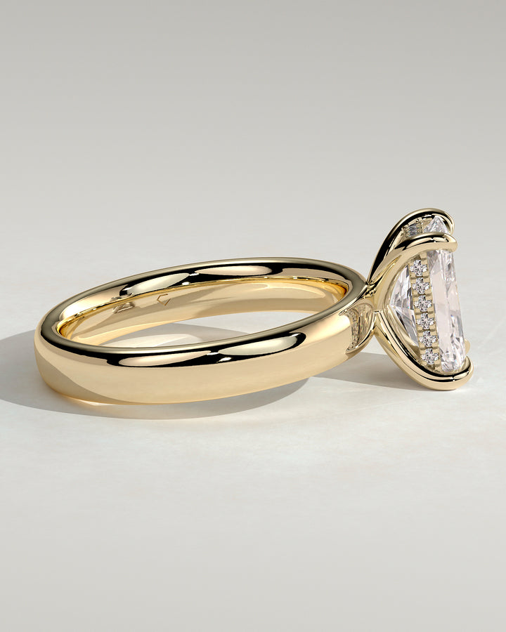 hidden halo engagement ring