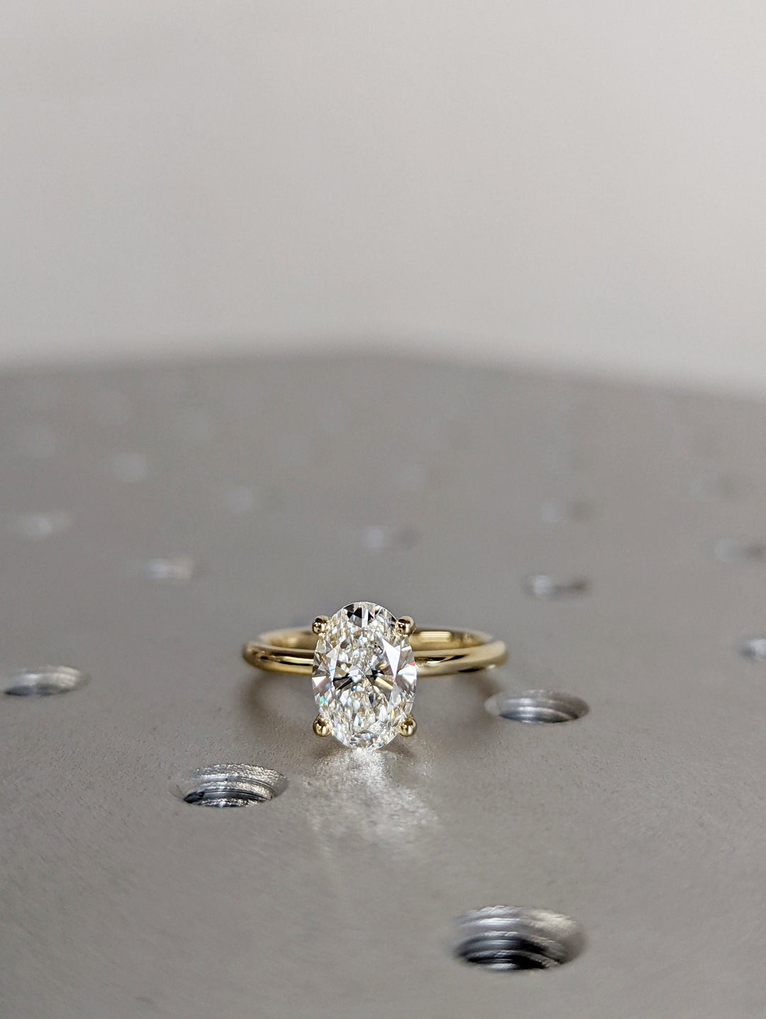 1.50CT Oval Cut Solitaire Lab Grown Diamond Engagement Ring Anniversary Gift
