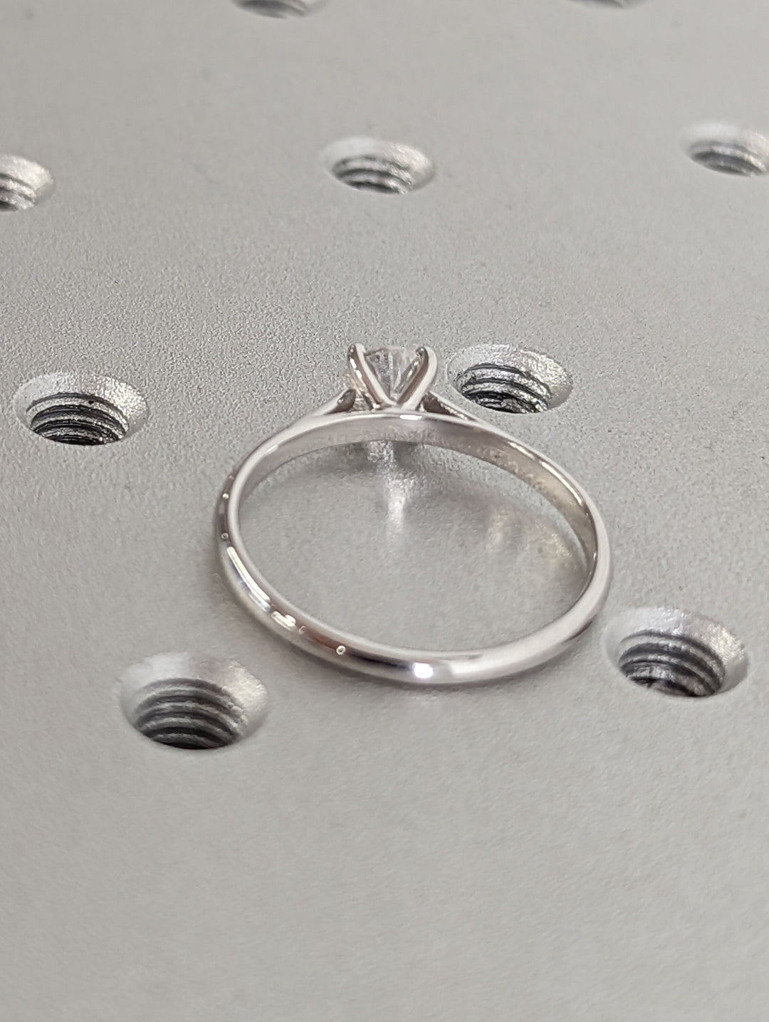 0.50CT Round Cut Solitaire Lab Grown Diamond Engagement Ring For Women