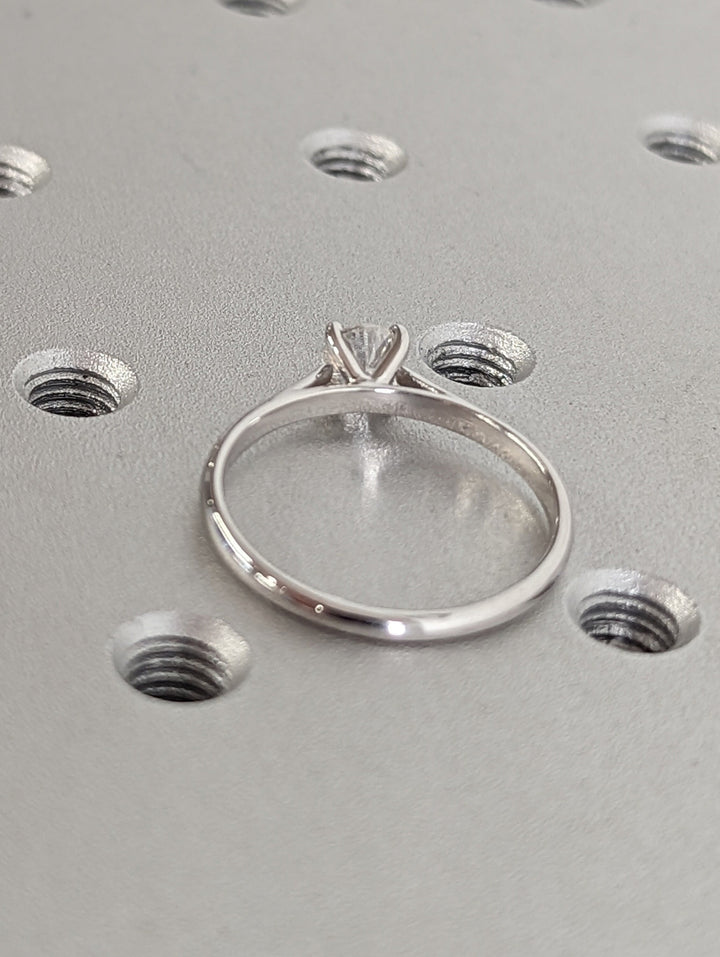 0.50CT Round Cut Solitaire Lab Grown Diamond Engagement Ring For Women