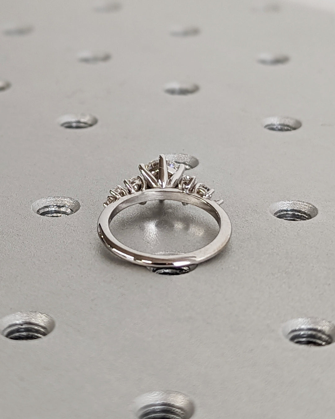 1.0CT Round Cluster Lab Grown Diamond Engagement Ring Nature Inspired Engagement Rings