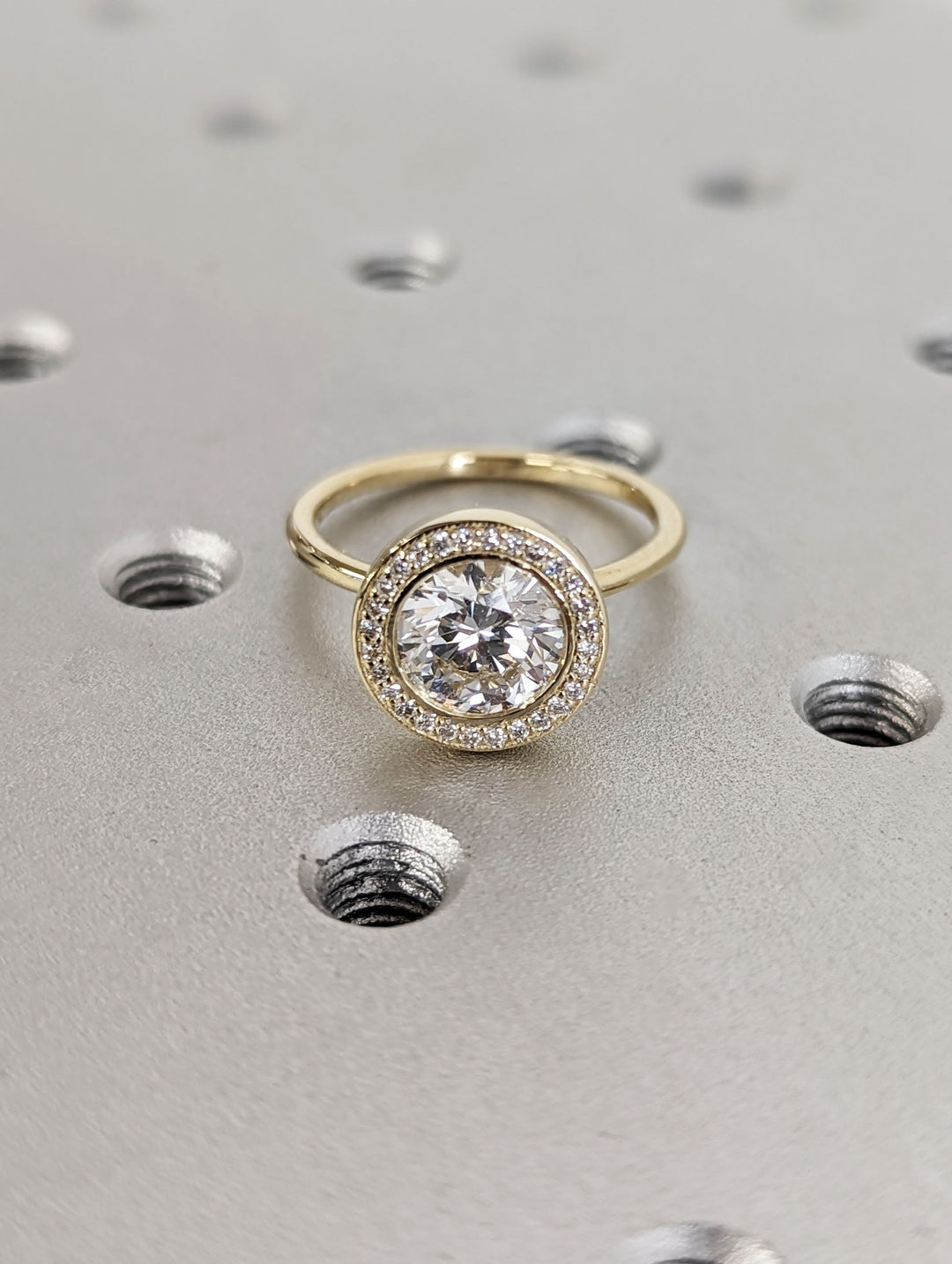 1.50CT Round Solitaire Lab Grown Diamond Engagement Ring For Her