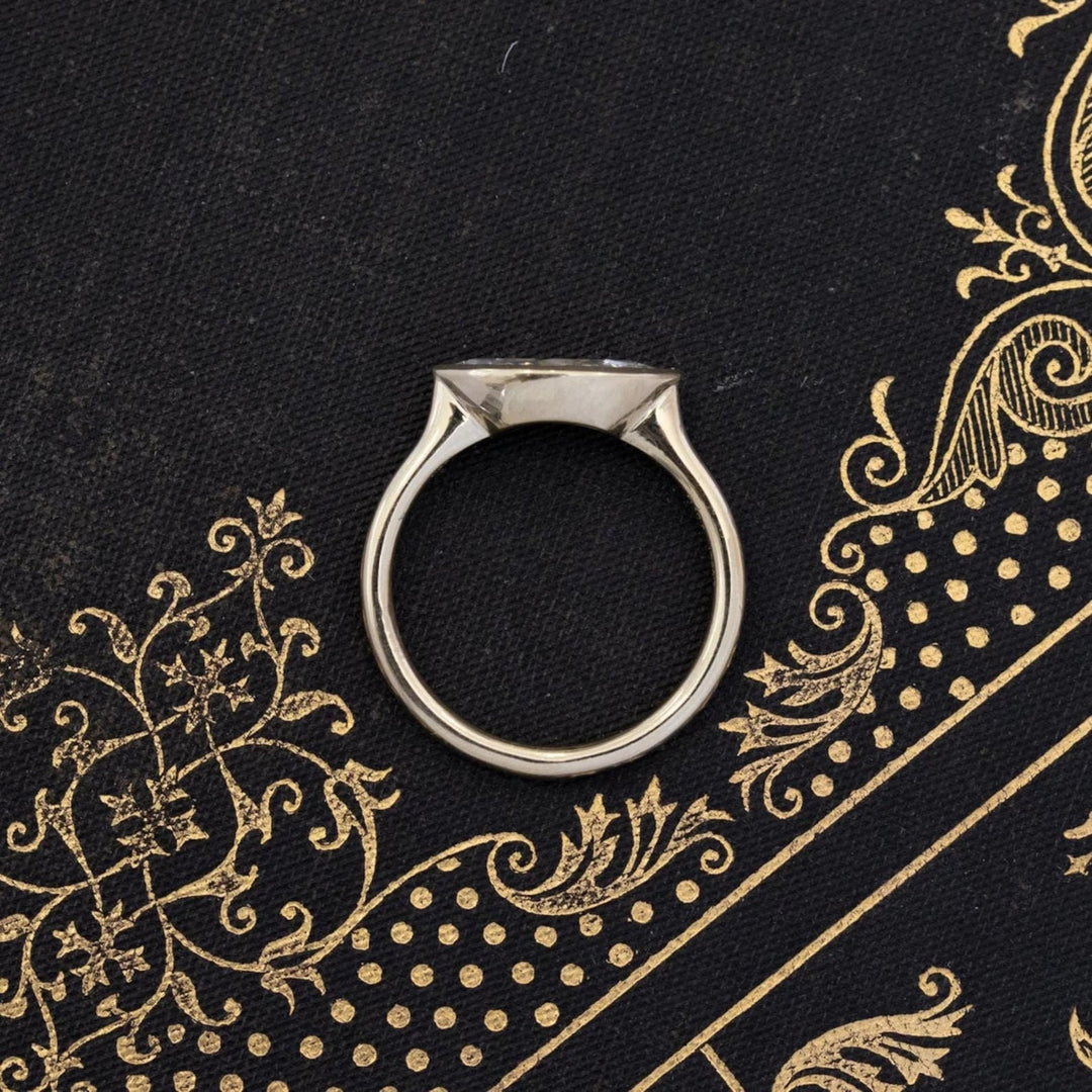 2.0CT East West Marquis Cut Full Bezel Lab Grown Diamond Engagement Ring Maximalist Wedding Ring