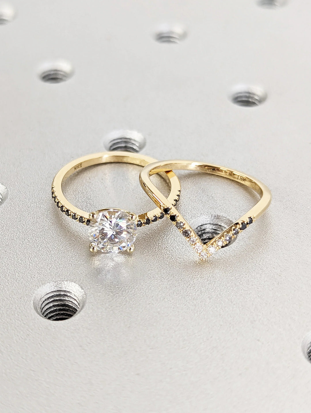 1.25CT Round Cut Pave Lab Grown Diamond Engagement Ring