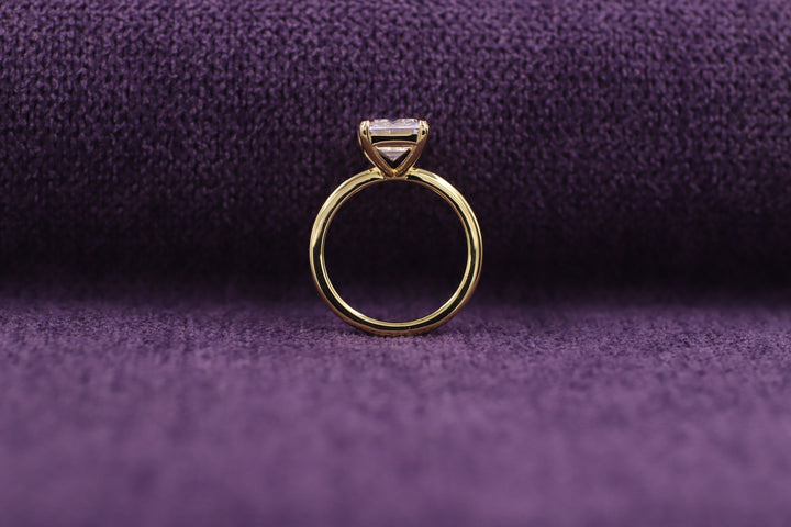 2.0CT Emerald Cut Solitaire Lab Grown Diamond Engagement Ring Proposal Ring For Her