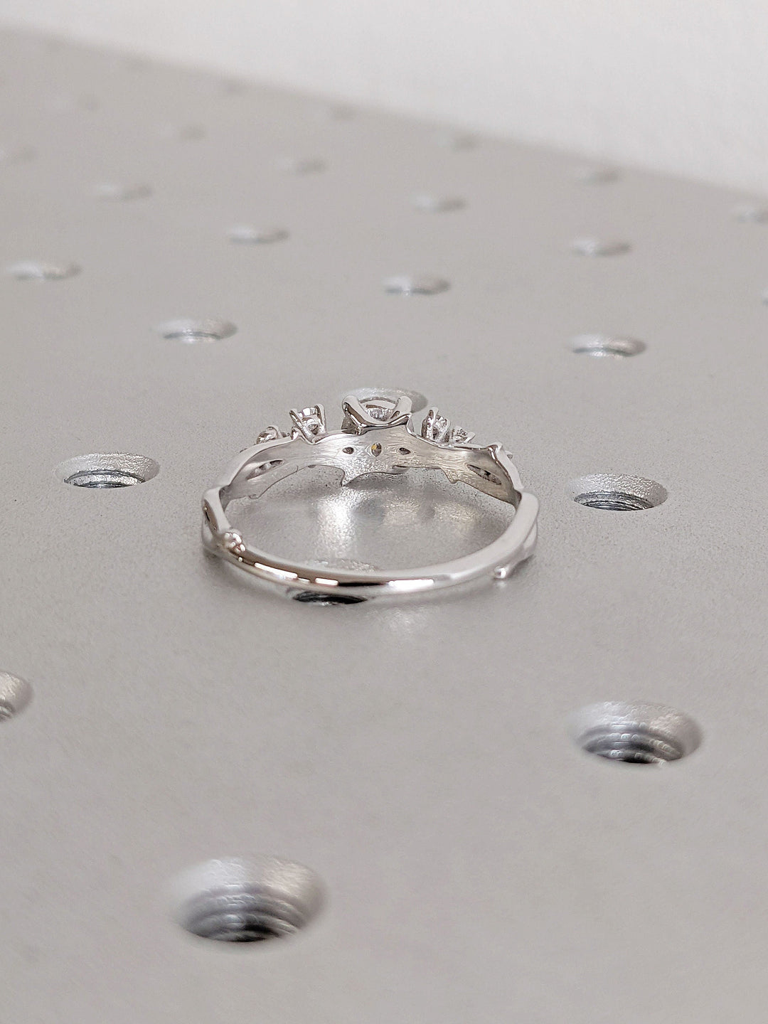 0.50CT Round Lab Grown Diamond Cluster Engagement Ring For Women
